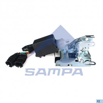 4 999 р. Замок двери MAN TGA левый SAMPA SAMPA 024.255  с доставкой в г. Пермь. Увеличить фотографию 1
