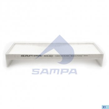 999 р. Фильтр воздушный салона MAN TGA,TGL,TGM SAMPA SAMPA 024.492-01  с доставкой в г. Пермь. Увеличить фотографию 1