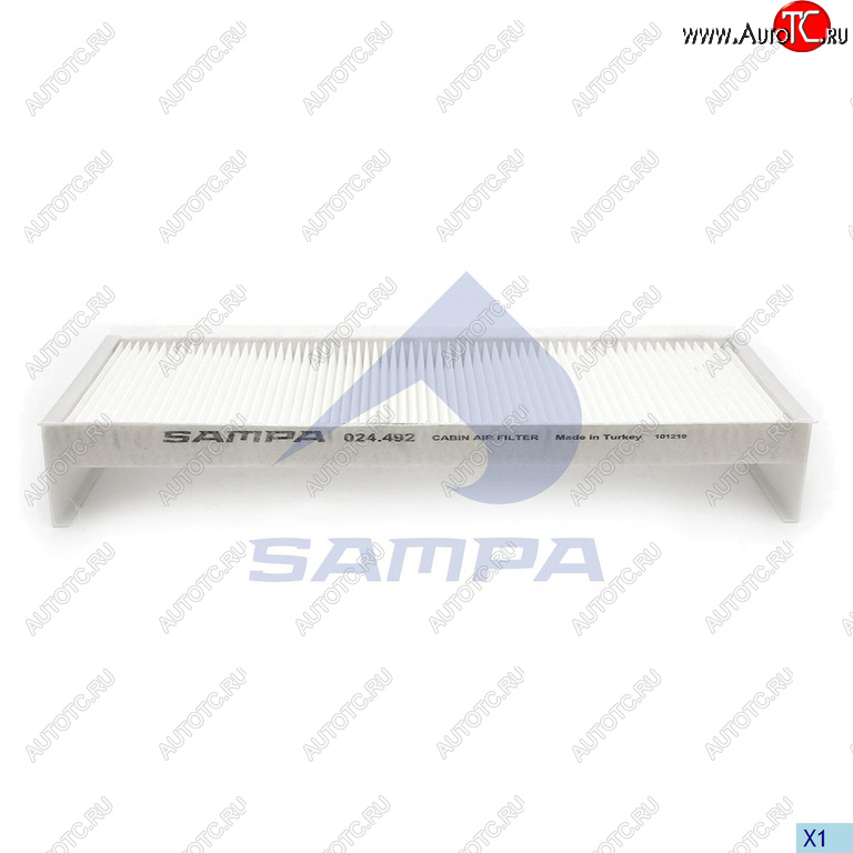 999 р. Фильтр воздушный салона MAN TGA,TGL,TGM SAMPA SAMPA 024.492-01  с доставкой в г. Пермь