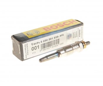 999 р. Свеча накаливания BOSCH BOSCH 0250201039  с доставкой в г. Пермь. Увеличить фотографию 1