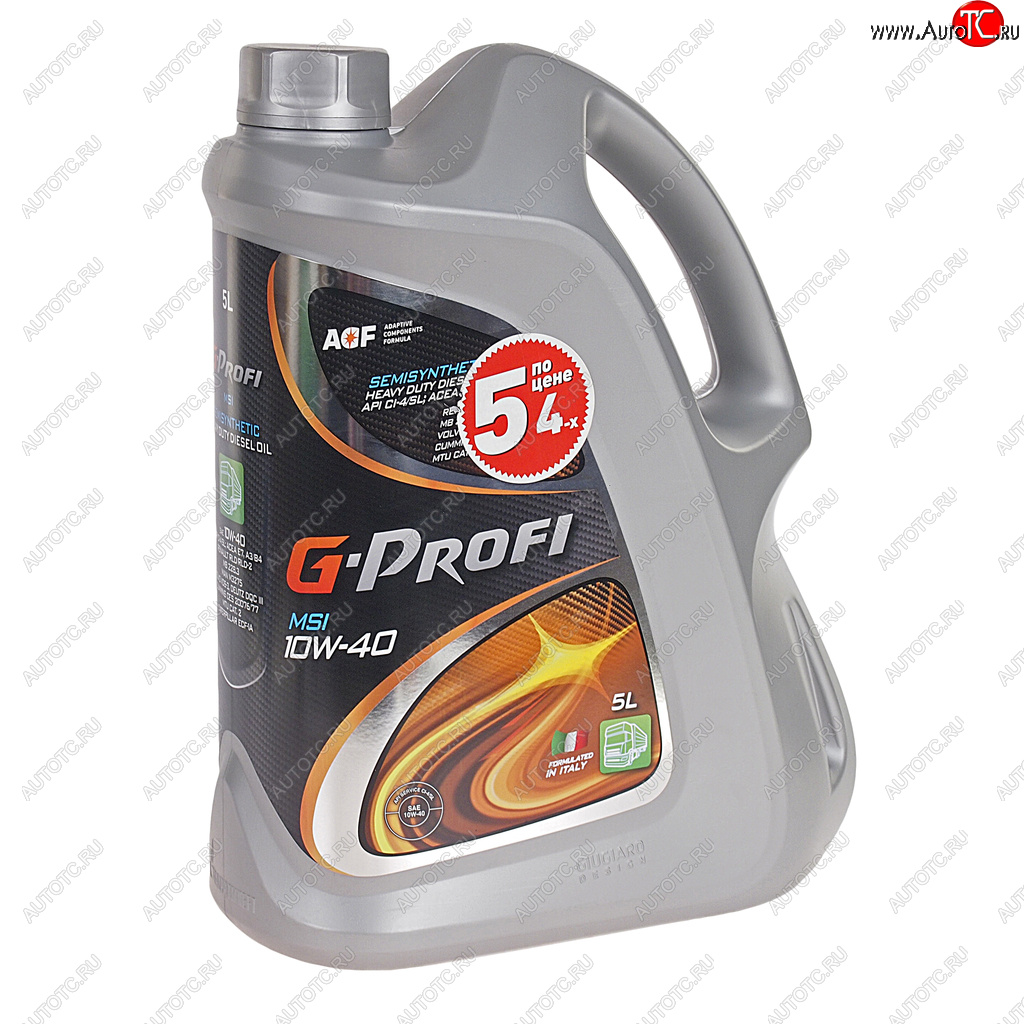 2 189 р. Масло дизельное G-PROFI MSI CI-4E5 10W40 псинт.5л G-ENERGY GAZPROMNEFT 0253133690  с доставкой в г. Пермь