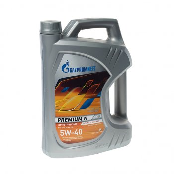 2 979 р. Масло моторное Premium N SNCFA3B4 5W40 синт.5л GAZPROMNEFT GAZPROMNEFT 0253140424  с доставкой в г. Пермь. Увеличить фотографию 1
