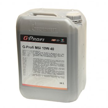 4 299 р. Масло дизельное G-PROFI MSI CI-4E5 10W40 псинт.10л G-ENERGY GAZPROMNEFT 0253142020  с доставкой в г. Пермь. Увеличить фотографию 1