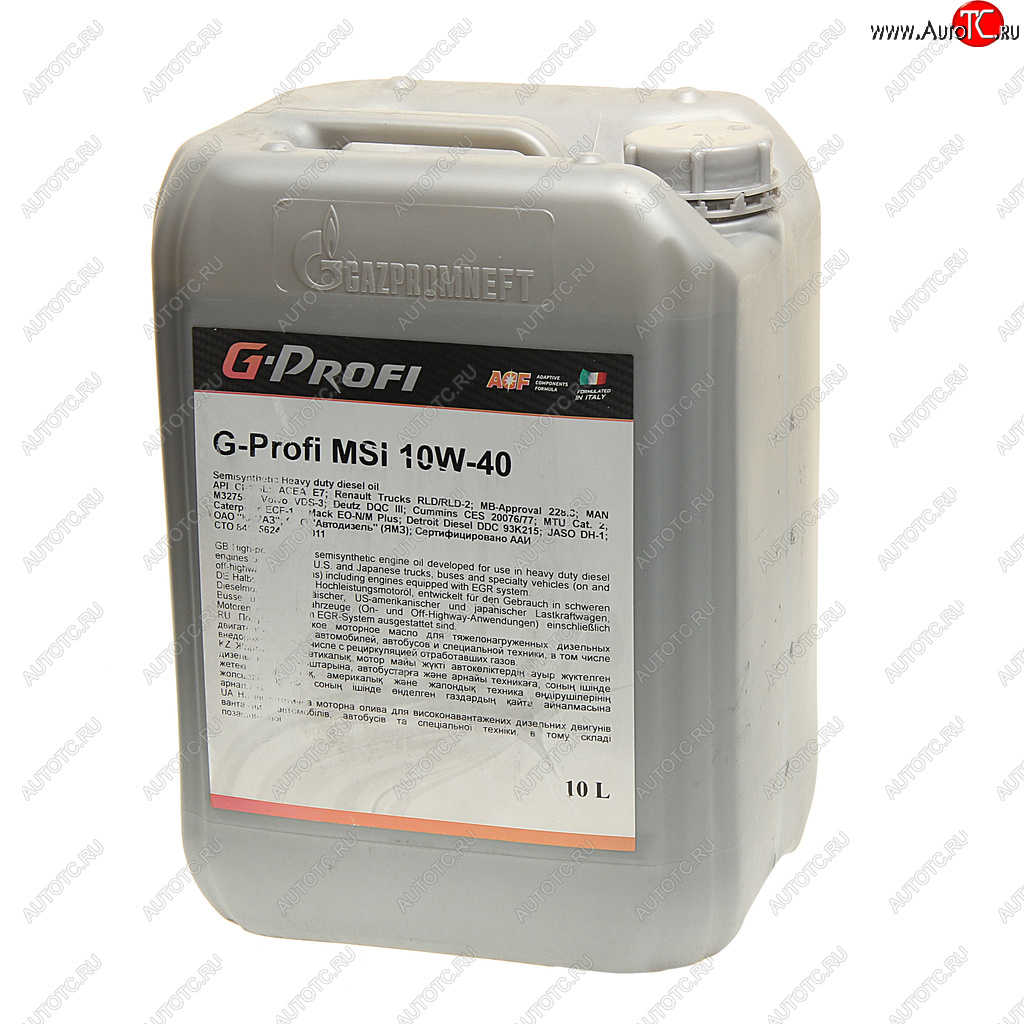 4 299 р. Масло дизельное G-PROFI MSI CI-4E5 10W40 псинт.10л G-ENERGY GAZPROMNEFT 0253142020  с доставкой в г. Пермь