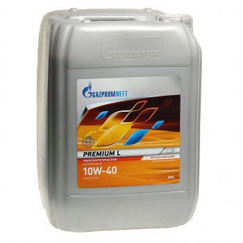 6 699 р. Масло моторное Premium L SLCF 10W40 псинт.20л17.83кг GAZPROMNEFT GAZPROMNEFT 0253142213  с доставкой в г. Пермь. Увеличить фотографию 1