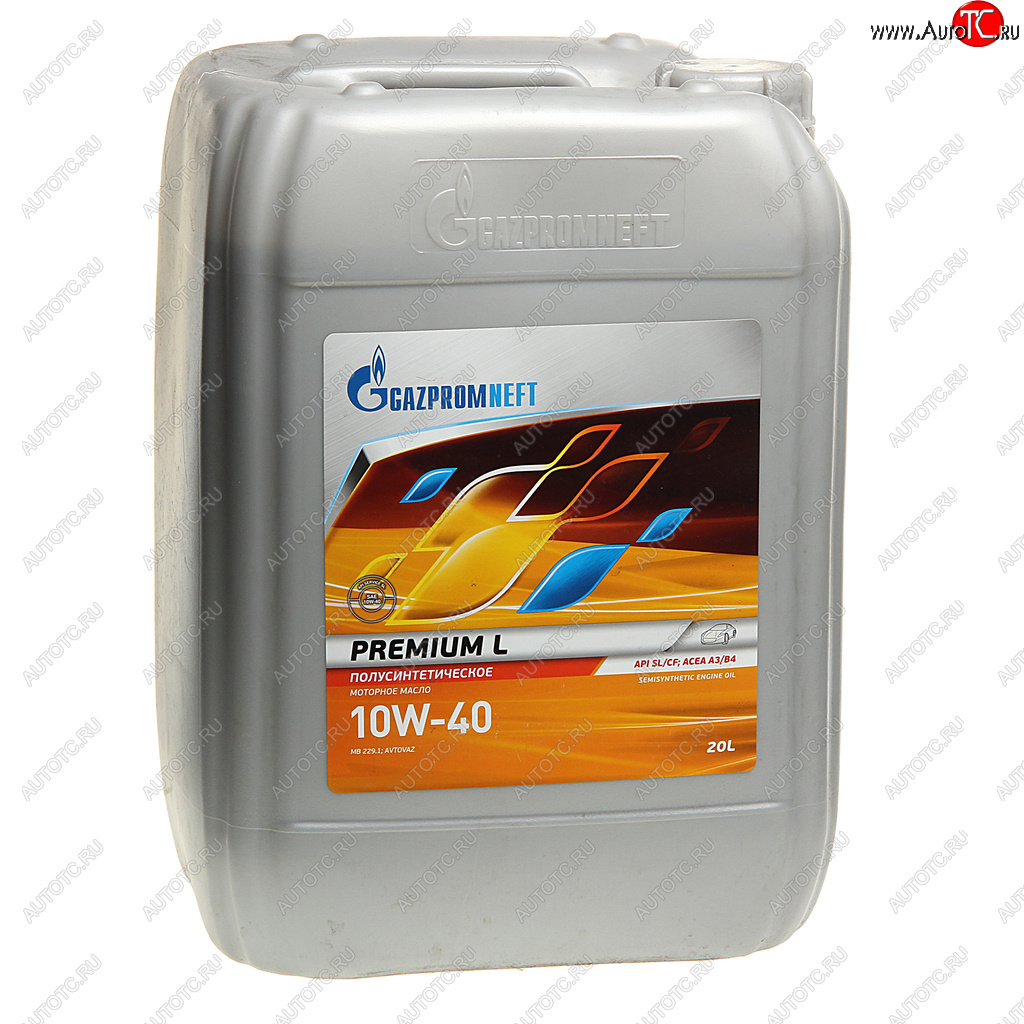 6 699 р. Масло моторное Premium L SLCF 10W40 псинт.20л17.83кг GAZPROMNEFT GAZPROMNEFT 0253142213  с доставкой в г. Пермь
