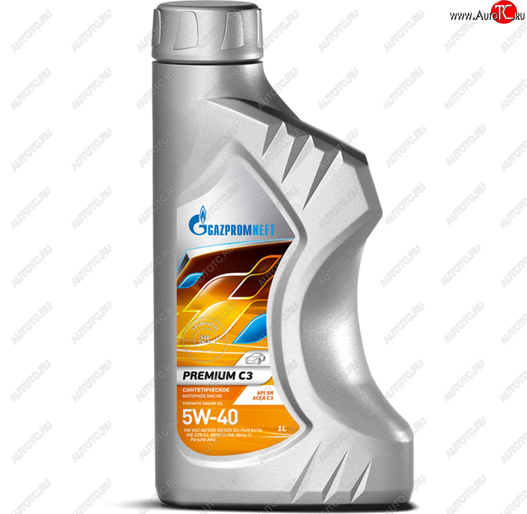 859 р. Масло моторное Premium C3SN 5W40 синт.1л GAZPROMNEFT GAZPROMNEFT 0253142232  с доставкой в г. Пермь