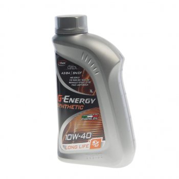 599 р. Масло моторное Synthetic Long Life SNCFA3B4 10W40 синт.1л G-ENERGY GAZPROMNEFT 0253142394  с доставкой в г. Пермь. Увеличить фотографию 1