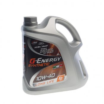 2 199 р. Масло моторное Synthetic Long Life SNCFA3B4 10W40 синт.4л G-ENERGY GAZPROMNEFT 0253142395  с доставкой в г. Пермь. Увеличить фотографию 1