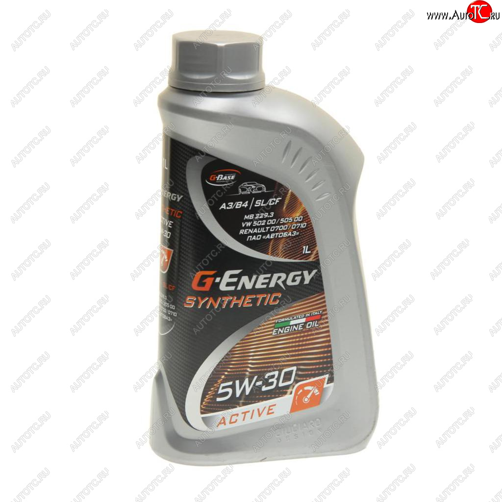 689 р. Масло моторное Synthetic Active SNCFA3B4 5W30 синт.1л G-ENERGY GAZPROMNEFT 0253142404  с доставкой в г. Пермь