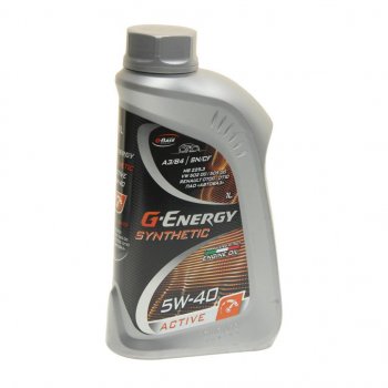 679 р. Масло моторное Synthetic Active SNCFA3B4 5W40 синт.1л G-ENERGY GAZPROMNEFT 0253142409  с доставкой в г. Пермь. Увеличить фотографию 1
