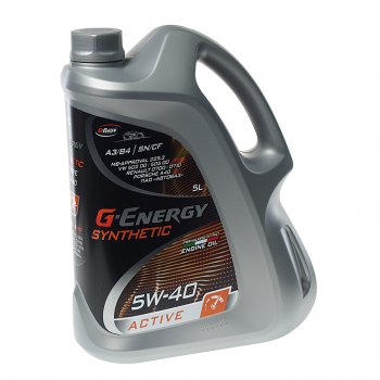 2 899 р. Масло моторное Synthetic Active SNCFA3B4 5W40 синт.5л G-ENERGY GAZPROMNEFT 0253142411  с доставкой в г. Пермь. Увеличить фотографию 1