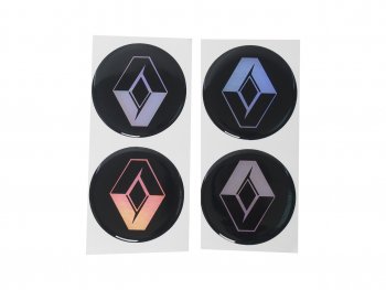 Эмблема диска колесного RENAULT (6см) комплект 4шт. AUTOSTICKERS 02566021980