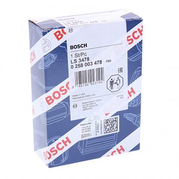 7 299 р. Датчик кислорода VW AUDI SEAT SKODA BOSCH BOSCH 0258003478  с доставкой в г. Пермь. Увеличить фотографию 2