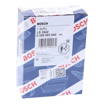 7 299 р. Датчик кислорода HONDA CR-V BOSCH BOSCH 0258003542  с доставкой в г. Пермь. Увеличить фотографию 2