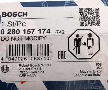 4 549 р. Форсунка KIA Ceed (06-),Cerato (06-) BOSCH BOSCH 0280157174 BOSCH 0280157174  с доставкой в г. Пермь. Увеличить фотографию 6