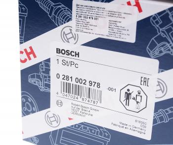 17 399 р. Датчик массового расхода воздуха MERCEDES Sprinter (09-) BOSCH BOSCH 0281002978  с доставкой в г. Пермь. Увеличить фотографию 6