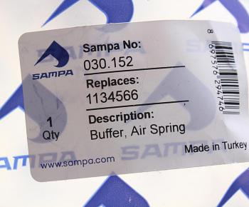 339 р. Отбойник VOLVO пневморессоры SAMPA SAMPA 030.152  с доставкой в г. Пермь. Увеличить фотографию 3