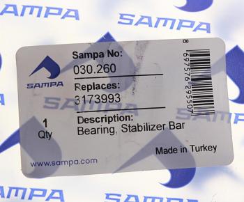 379 р. Втулка стабилизатора VOLVO FH переднегозаднего (71x76.5x48x76.5мм) SAMPA SAMPA 030.260  с доставкой в г. Пермь. Увеличить фотографию 3