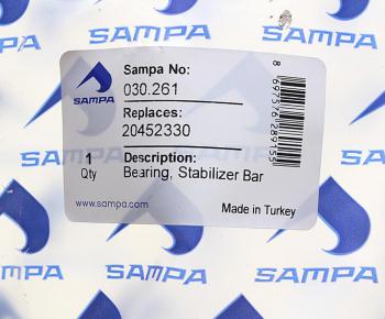 1 069 р. Втулка стабилизатора VOLVO FH12,13,16,FM9,12,13 заднего SAMPA SAMPA 030.261  с доставкой в г. Пермь. Увеличить фотографию 3