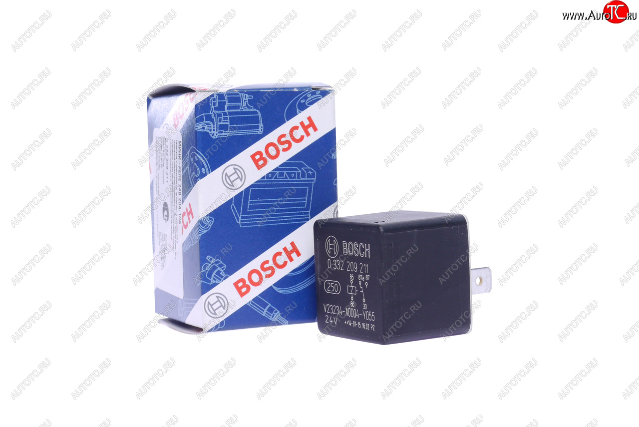 459 р. Реле MAN MERCEDES пять контактов (24V,20A) BOSCH BOSCH 0332209211  с доставкой в г. Пермь