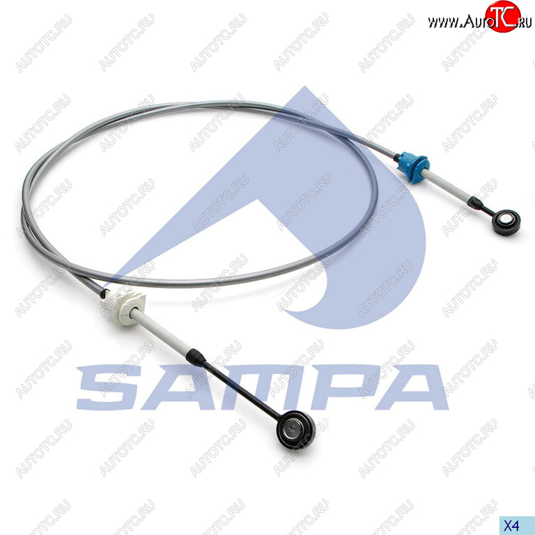 3 599 р. Трос VOLVO переключения КПП L=2750мм SAMPA SAMPA 033.229  с доставкой в г. Пермь
