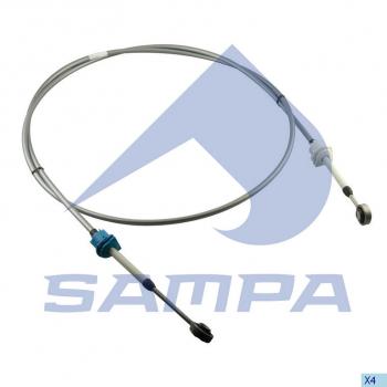 4 749 р. Трос КПП VOLVO FM,FMX L=2890мм серый SAMPA SAMPA 033.461  с доставкой в г. Пермь. Увеличить фотографию 1