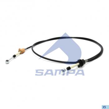 4 649 р. Трос VOLVO FM9,12 переключения КПП L=3085мм SAMPA SAMPA 033.462  с доставкой в г. Пермь. Увеличить фотографию 1
