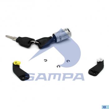 519 р. Личинка RENAULT Midlum замка двери (1 личинка,2 ключа) SAMPA SAMPA 034.265  с доставкой в г. Пермь. Увеличить фотографию 1