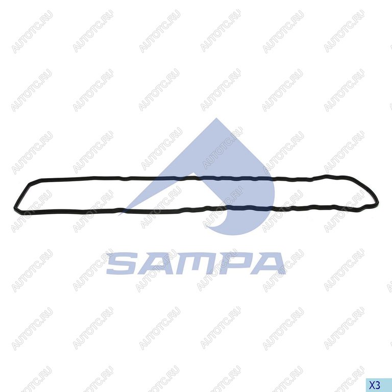1 599 р. Прокладка VOLVO FH12 дв.D12D поддона масляного SAMPA SAMPA 034.275  с доставкой в г. Пермь