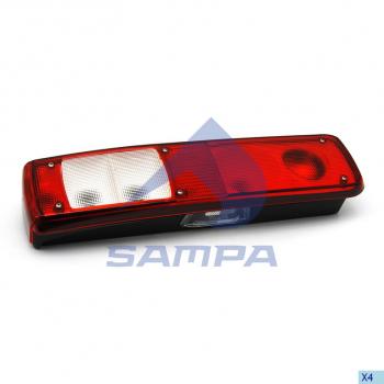 Фонарь задний RENAULT Premium VOLVO FH левый (АМР-разъем сбоку) SAMPA SAMPA 034.342