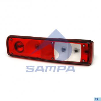 4 699 р. Фонарь задний RENAULT Premium VOLVO FE,FL правый (АМР-разъем сбоку) SAMPA SAMPA 034.343  с доставкой в г. Пермь. Увеличить фотографию 1