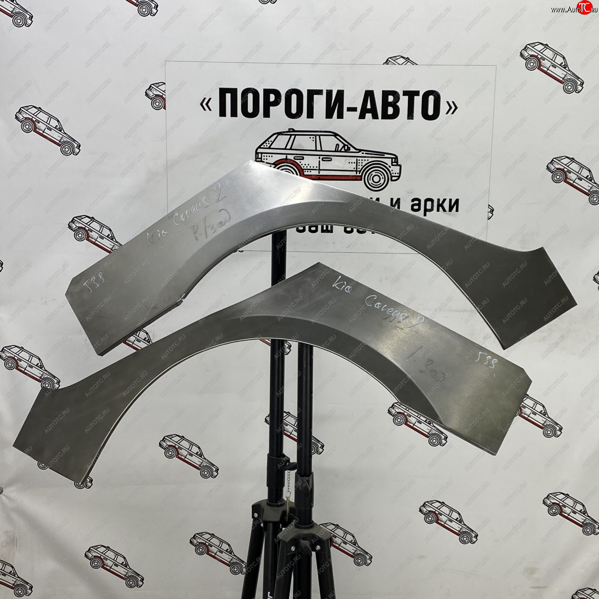 2 199 р. Ремонтные арки задних крыльев (Левая арка) Пороги-Авто  KIA Carens  UN (2006-2013) (холоднокатаная сталь 0,8мм)  с доставкой в г. Пермь