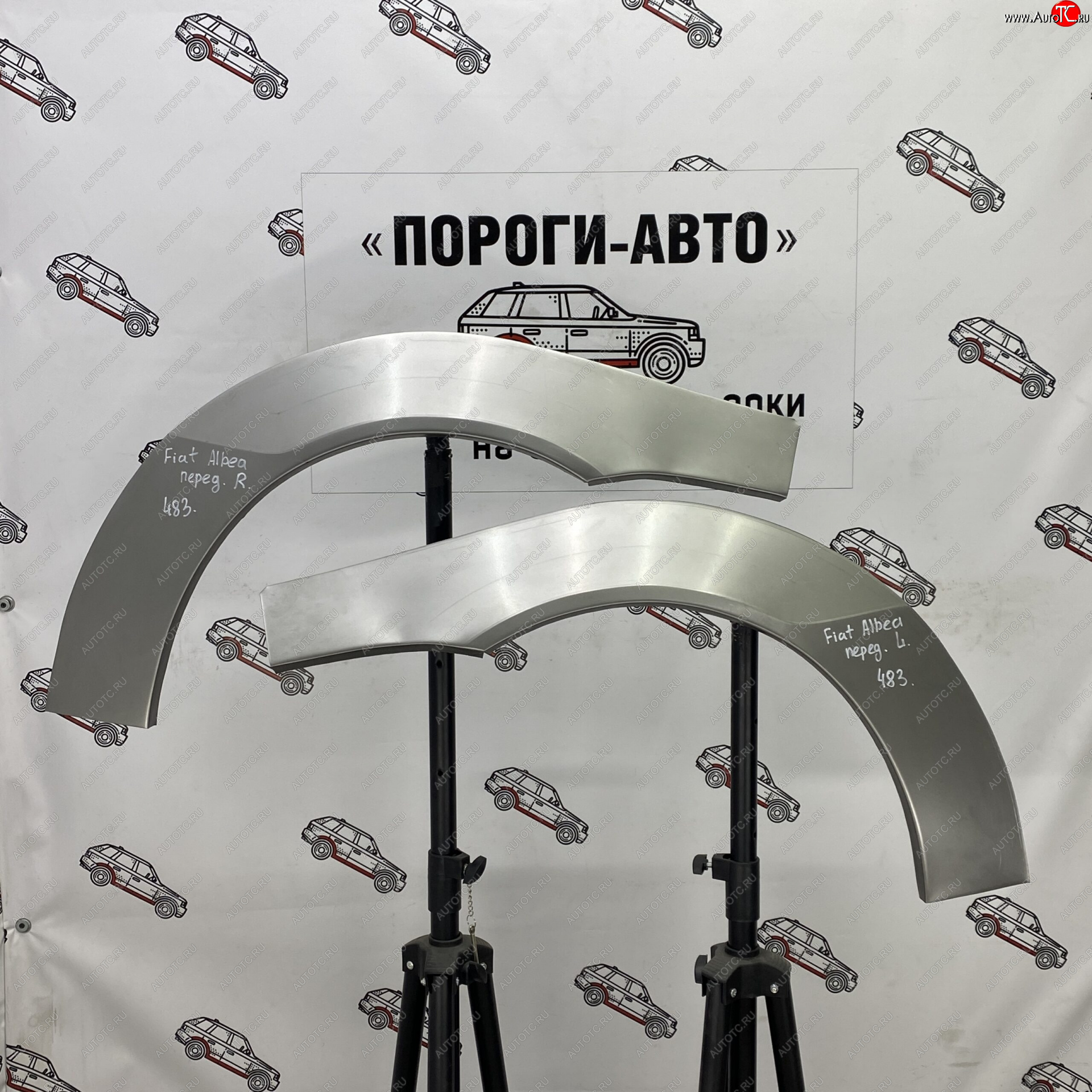 2 199 р. Ремонтные арки передних крыльев (Левая арка) Пороги-Авто Fiat Albea 170 седан (2002-2012) (холоднокатаная сталь 0,8мм)  с доставкой в г. Пермь
