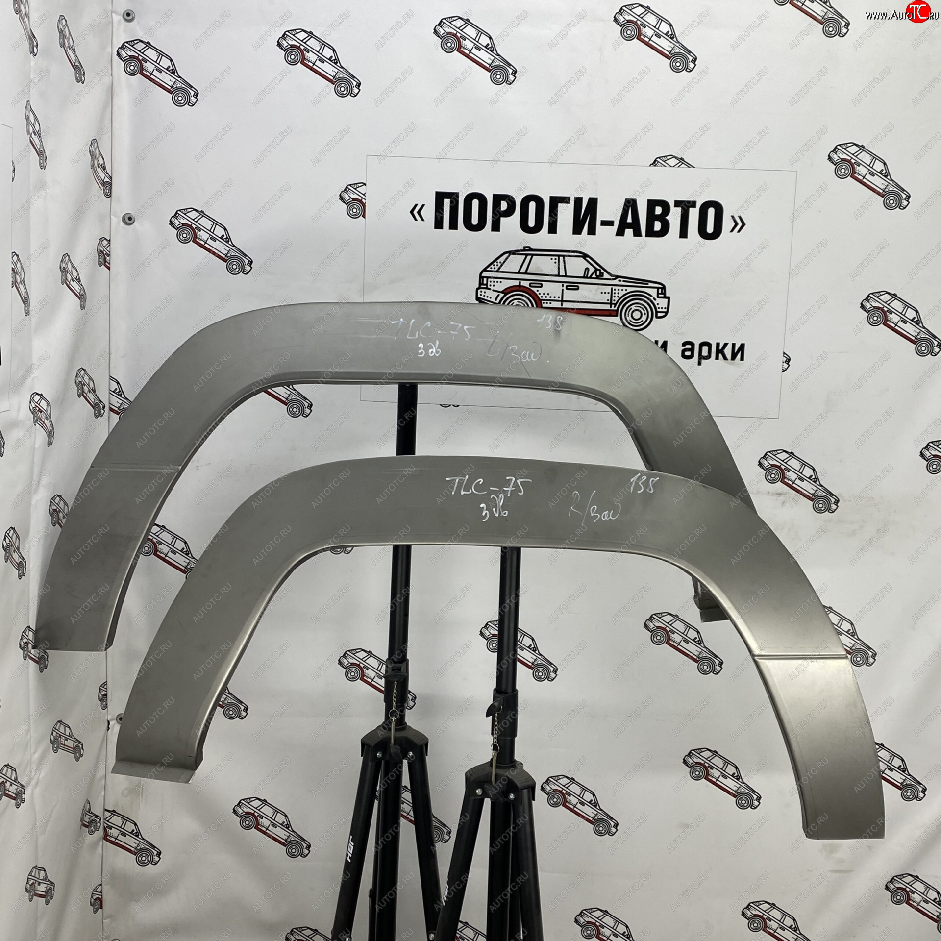 2 199 р. Ремонтные арки задних крыльев (Правая арка) Пороги-Авто Toyota Land Cruiser J70 3 дв. 2-ой рестайлинг (1999-2004) (холоднокатаная сталь 0,8мм)  с доставкой в г. Пермь