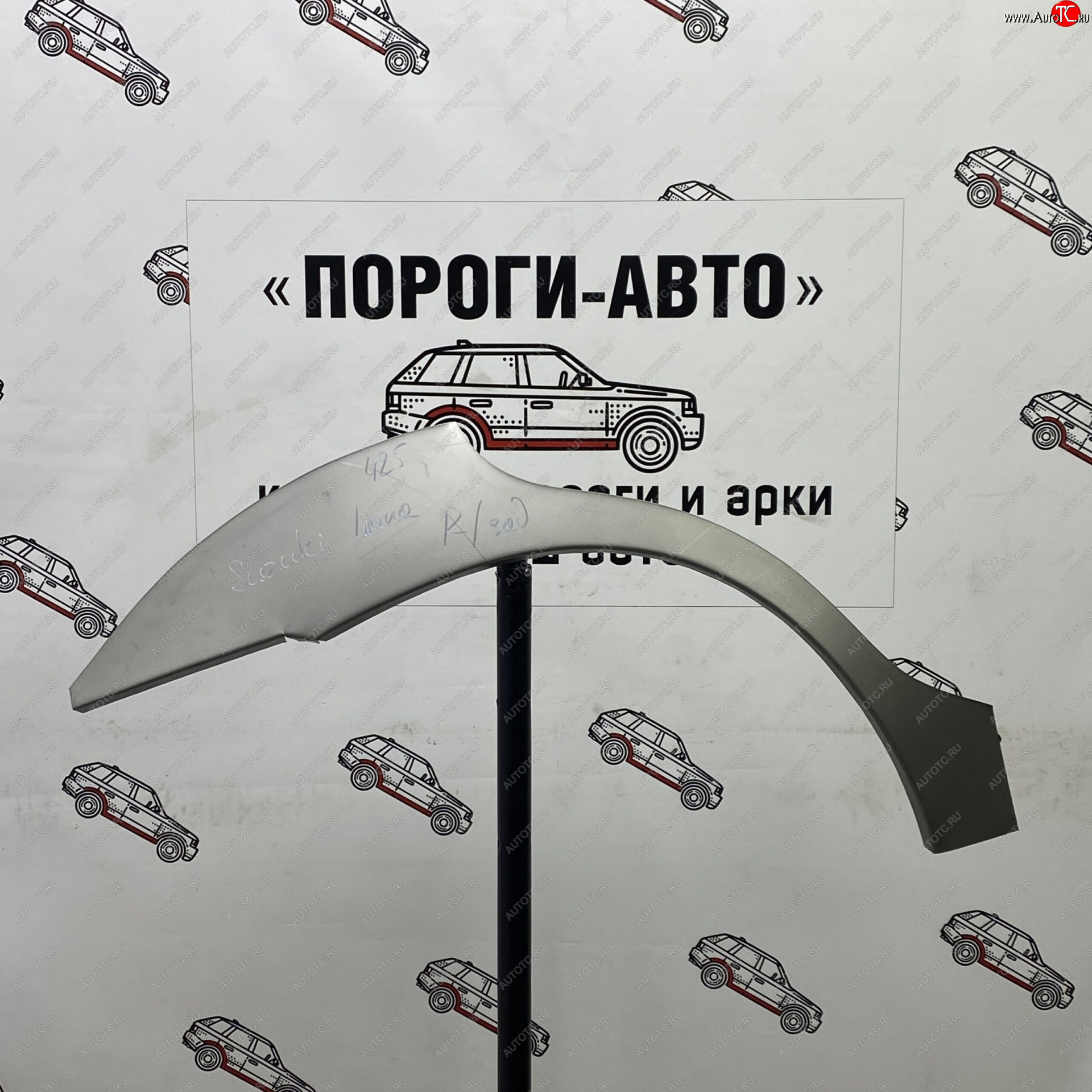 2 199 р. Ремонтные арки задних крыльев (Правая арка) Пороги-Авто Suzuki Liana хэтчбэк (2001-2007) (холоднокатаная сталь 0,8мм)  с доставкой в г. Пермь