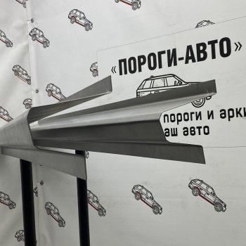 Левый порог (Ремкомплект) Пороги-Авто Уаз Патриот 3163 5-дв. 1-ый рестайлинг (2014-2016) (холоднокатаная сталь 1 мм)