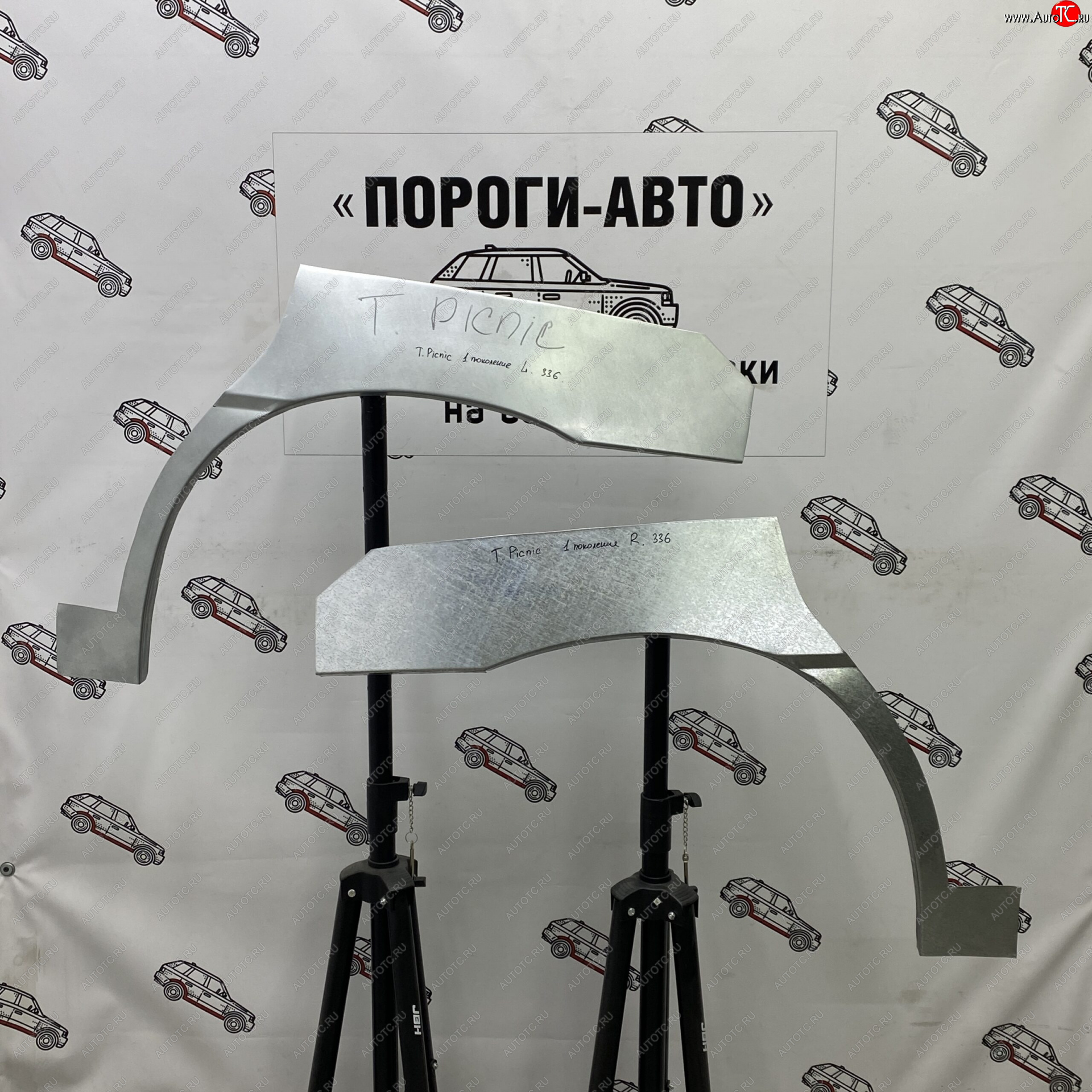 2 199 р. Ремонтные арки задних крыльев (Правая арка) Пороги-Авто Toyota Picnic XM20 дорестайлинг (2001-2003) (холоднокатаная сталь 0,8мм)  с доставкой в г. Пермь