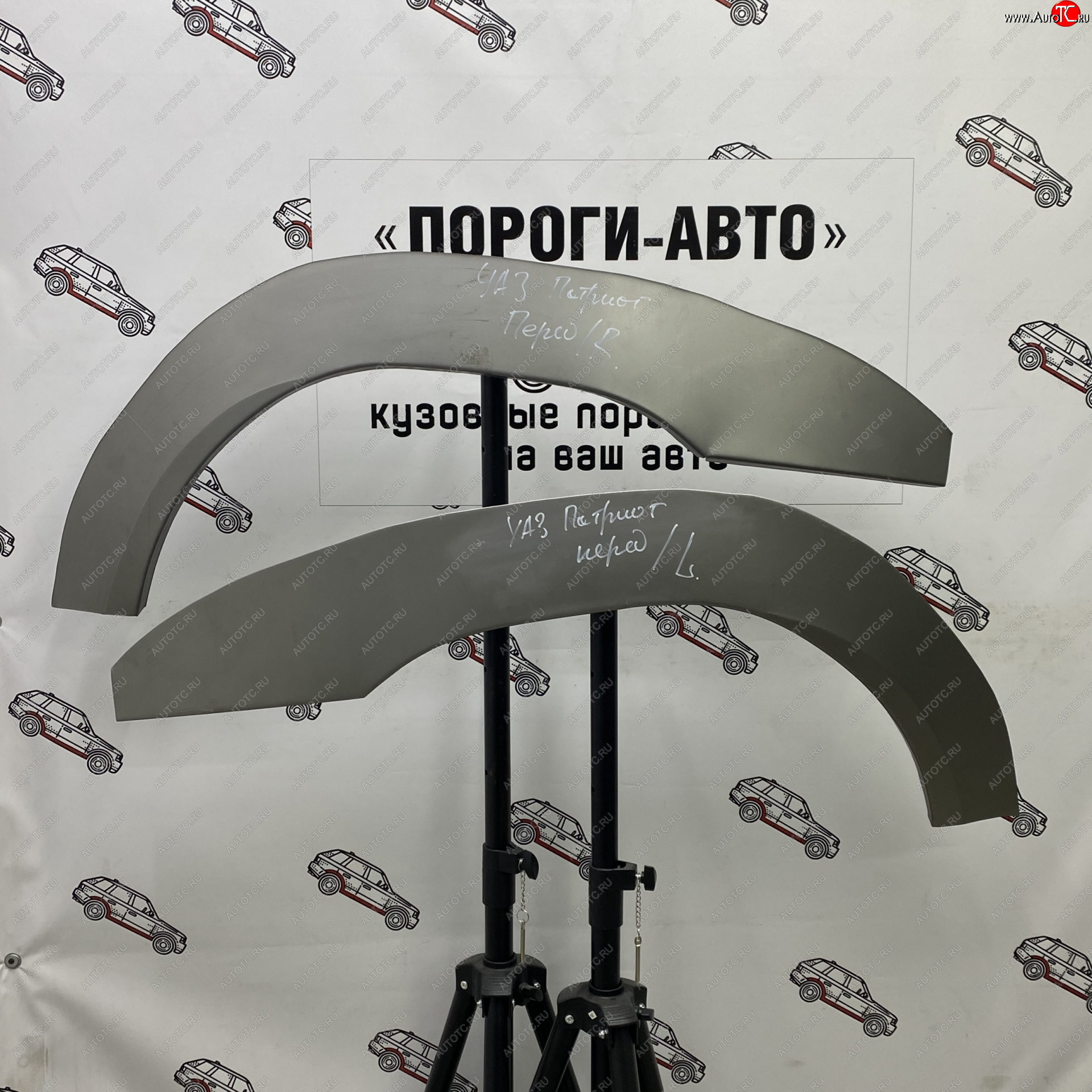 2 199 р. Ремонтные арки передних крыльев (Левая арка) Пороги-Авто Уаз Патриот Спорт (2012-2013) (холоднокатаная сталь 0,8мм)  с доставкой в г. Пермь
