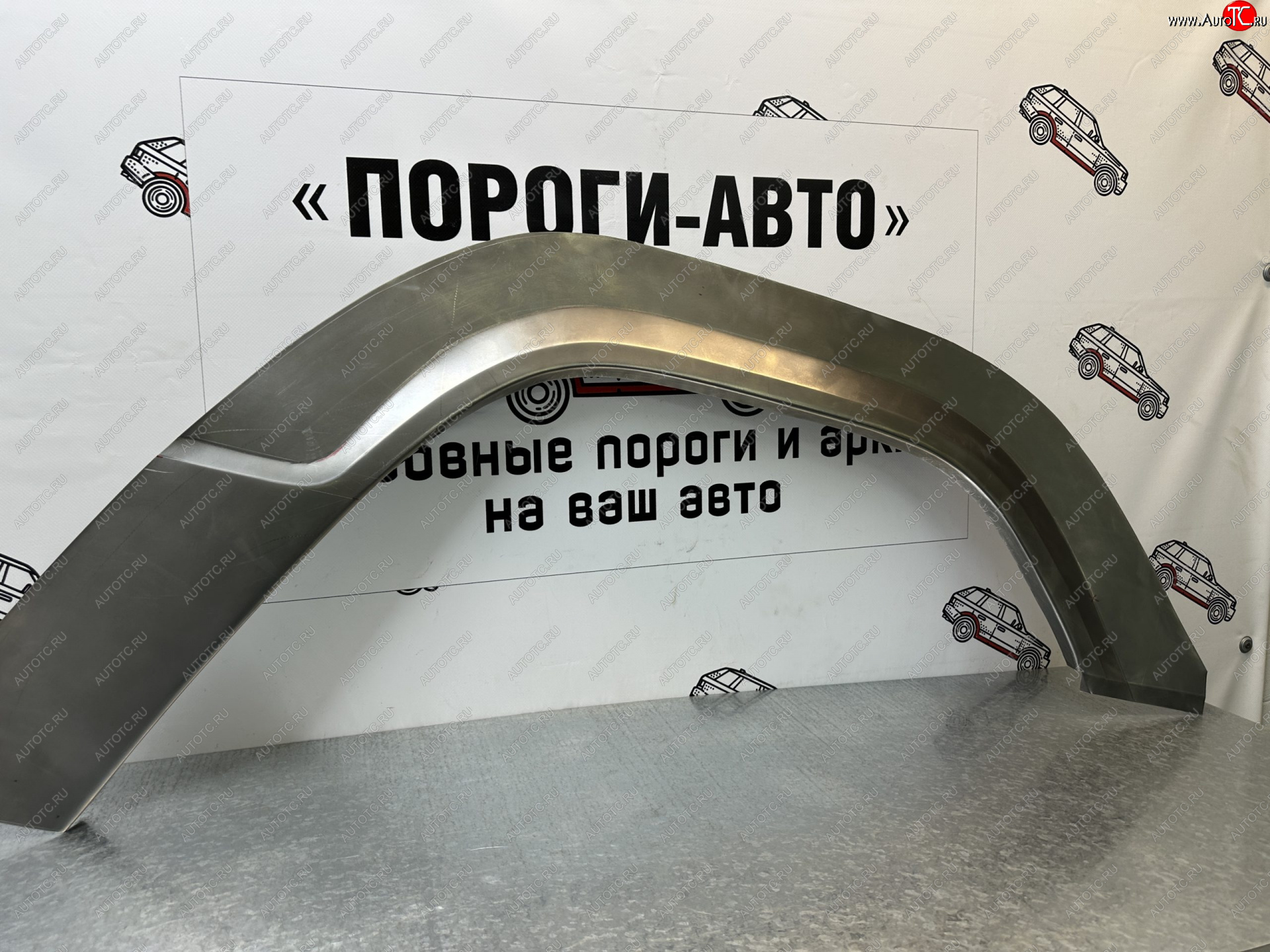 2 199 р. Ремонтные арки передних крыльев (Правая арка) Пороги-Авто  Mitsubishi Pajero  1 L040 (1982-1991) (холоднокатаная сталь 0,8мм)  с доставкой в г. Пермь