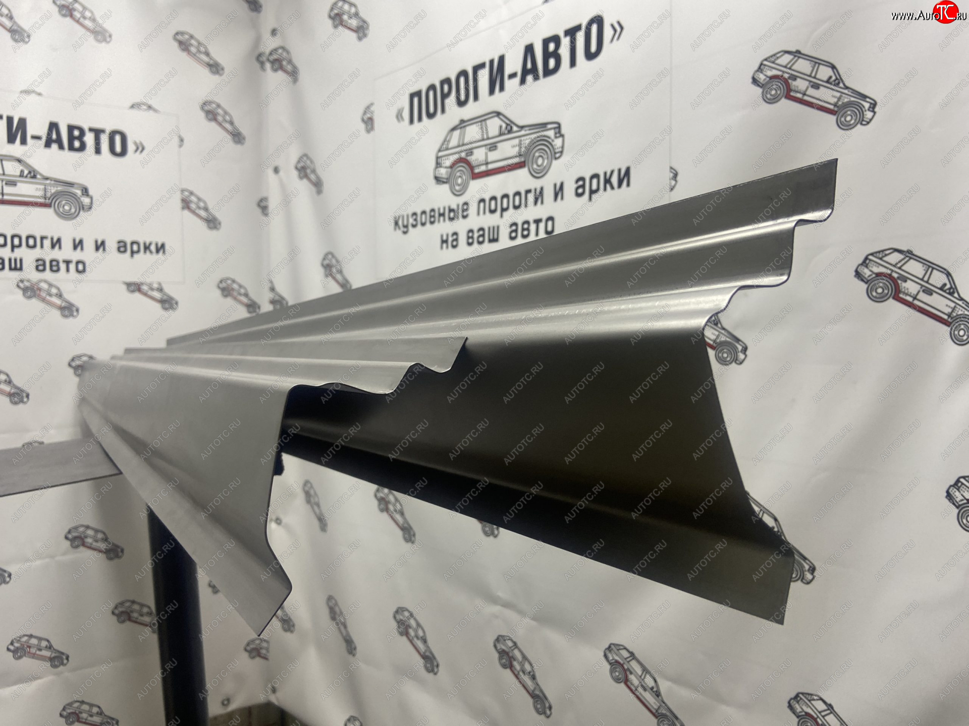 5 649 р. Ремкомплект порогов (2 шт.) Пороги-Авто Лада 2114 (2001-2014) (Холоднокатанная сталь 1 мм)  с доставкой в г. Пермь