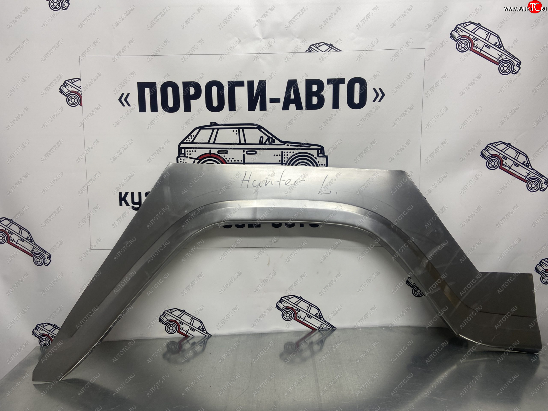 2 199 р. Ремонтные арки задних крыльев (Правая арка) Пороги-Авто  Уаз 315195 Хантер (2003-2025) (холоднокатаная сталь 0,8мм)  с доставкой в г. Пермь