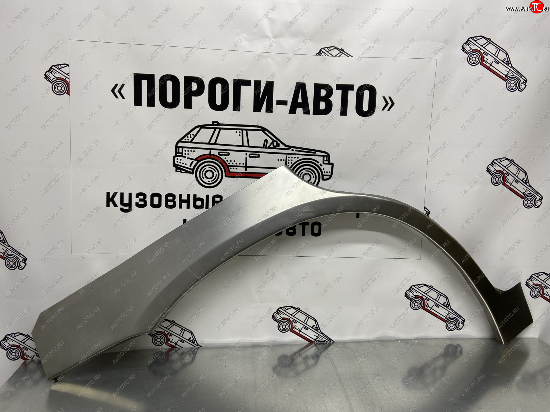 2 199 р. Правая внешняя ремонтная арка Пороги-Авто Toyota Highlander XU20 рестайлинг (2003-2007) (Холоднокатаная сталь 0,8 мм)  с доставкой в г. Пермь