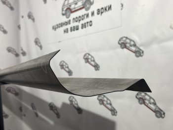 Правый ремонтный порог Пороги-Авто Mitsubishi L200 3 K6T-K7T дорестайлинг (1996-2005) (Холоднокатанная сталь 1 мм)