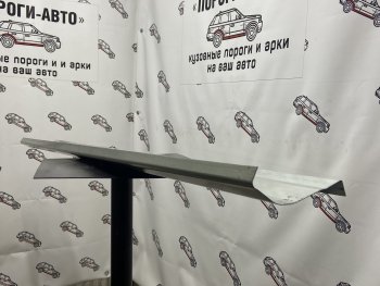 Правый ремонтный порог Пороги-Авто Mitsubishi Pajero ( 4 V90,  4 V80) (2006-2020) дорестайлинг, 1-ый рестайлинг, 3 дв. 1-ый рестайлинг, 2-ой рестайлинг (Холоднокатанная сталь 1 мм)