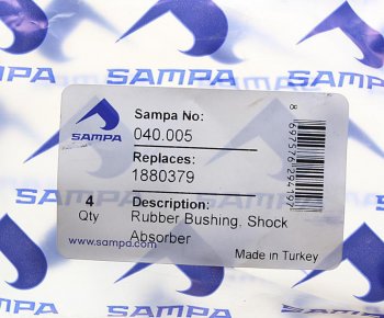 75 р. Втулка амортизатора SCANIA 92-147,6 series переднегозаднего SAMPA SAMPA 040.005  с доставкой в г. Пермь. Увеличить фотографию 2