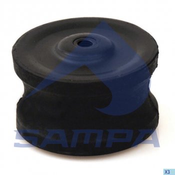 1 249 р. Подушка SCANIA двигателя передняя (круглая) SAMPA SAMPA 040.045  с доставкой в г. Пермь. Увеличить фотографию 1