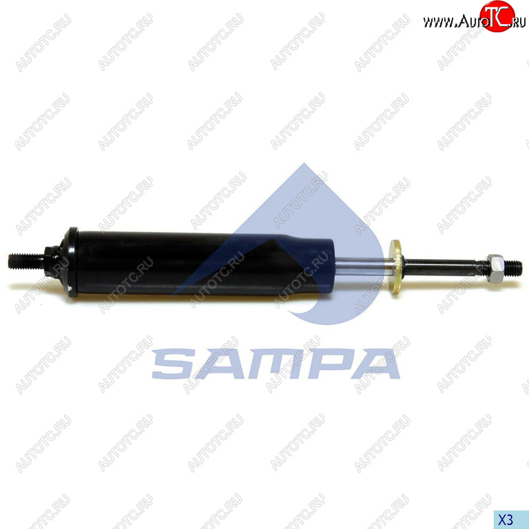 1 559 р. Амортизатор SCANIA 4 кабины передний (204303;45;1293;1225; I  I ) SAMPA SAMPA 040.216-01  с доставкой в г. Пермь
