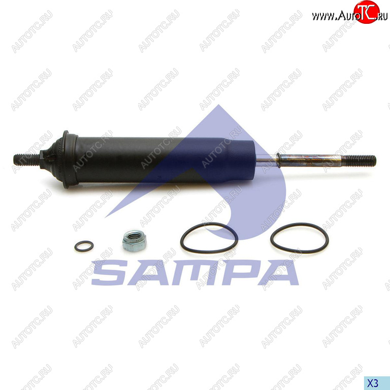 1 559 р. Амортизатор SCANIA 4 (96-) кабины передний SAMPA SAMPA 040.218-01  с доставкой в г. Пермь