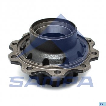 Ступица SCANIA 4,P,G,R series задняя (без подшипника) SAMPA SAMPA 040.489